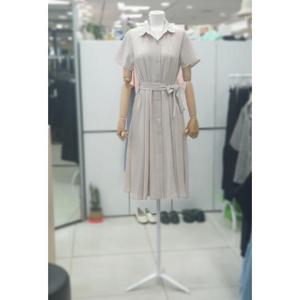 밀스튜디오 세이브존04 칼라넥 허리끈 A라인 원피스 LQ6OPS114