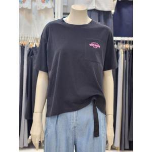 SOUP 세이브존07 옆 리본 포인트 반팔 티셔츠 VA6ST7K