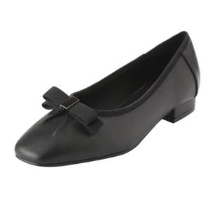 [엘칸토(여성화)]쿠션UP 스퀘어토 플랫펌프스 LCWD11U426 블랙