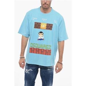 디스퀘어드2 반팔 티셔츠 S74GD1179 S24581 472 Light blue