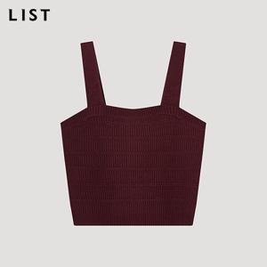 신상 [리스트] 백 버튼 뷔스티에 니트 베스트_TSKVTO72040_WI