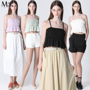 [모리모리스][모리모리스(Morry Morris)] 다포니 밴딩 블라우스