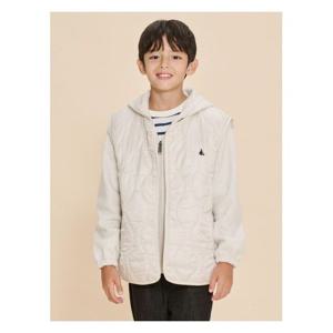 [빈폴키즈]특가 플리스 점퍼 패딩 베스트 2SET - 베이지 (BI4838