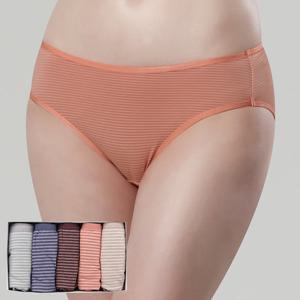 제임스딘 여성 편한 삼각 미디 요일 팬티 5매 세트