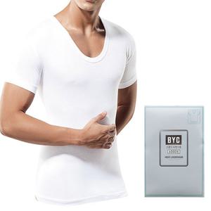 BYC 남자흰런닝 50수 고급면 순면 백색 반팔 런닝구 메리야스