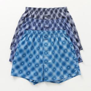 제임스딘 남자트렁크팬티 순면 60수 면100 인밴드 사각 3매입