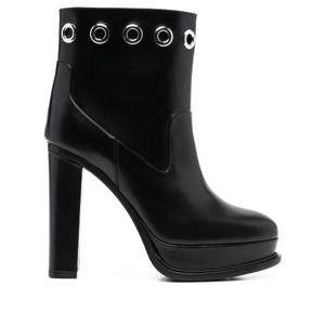 알렉산더맥퀸 여성 블랙 부츠 힐 734970 WHSWD1081