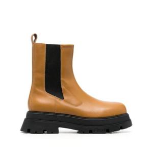 아쉬 여성 브라운 첼시 부츠  ELITE02 COMBOBMUSTANGGOLDENBROWN