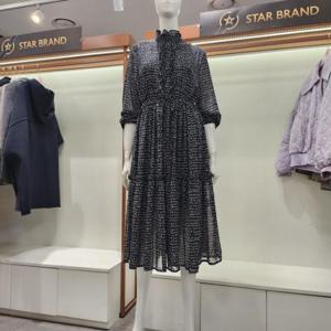 수스 HC04 알파벳 스모크밴딩 원피스 S243BOP9Z3