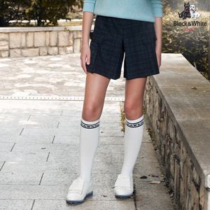 [블랙앤화이트] 여성 투턱 큐롯 팬츠 5164LXWP_GREY