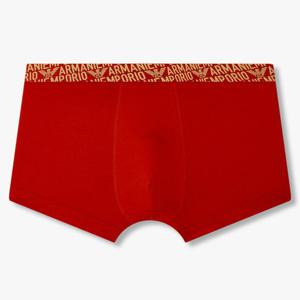 [엠포리오 아르마니 언더웨어]올오버 샤이니 로고밴드 코튼 드로즈(0814312059)