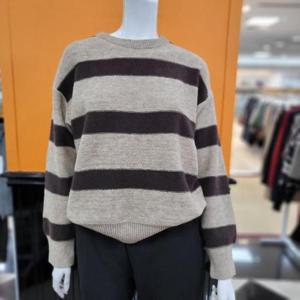 파파야 DP01 스트라이프 니트티 PNORKT025D