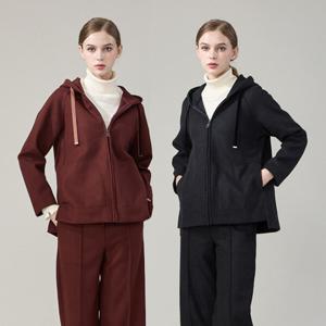 [로코엘라][로코엘라] 다이닝 웜 기모 여성 후드 집업