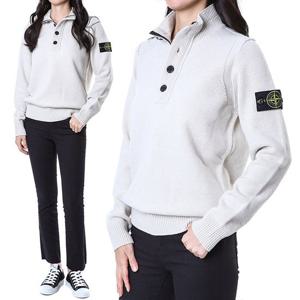 스톤아일랜드 버튼집업 울 여성 니트/8115540A3 V0097