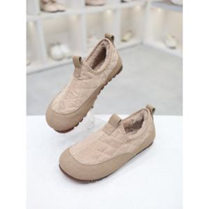 [코디엘루]누빔 털 안감 퍼 여성 슬립온 로퍼 2cm CDSP500572