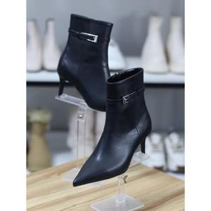 바이로쏘 세이브존06 포인티드 토 슬림힐 벨티드 6.5cm 앵클부츠 (BY)24F12294BF1