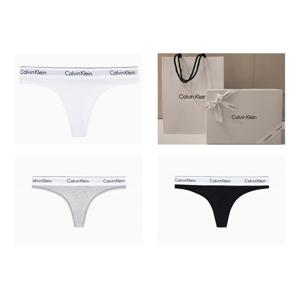 [캘빈클라인 언더웨어]여성 모던코튼 티팬티 3종택1 F3786D-100-3