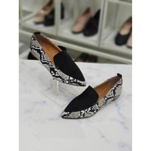 한슈 세이브존07 뱀피무늬 스웨이드 펌프스 HS19631ka