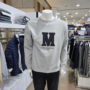 잠뱅이 동백01 공용 레터링 자수 맨투맨 AP1WTS144