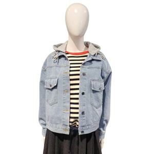 [페이지플린]백 프린팅 후드 청 자켓(F5AJK006A)