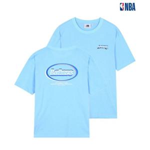 남녀공용 엔비에이 [LAL] 팀레터링 반팔 티셔츠 N222TS051Z