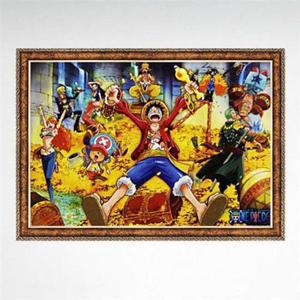 퍼즐 1000조각 직소퍼즐 - 원피스 보물더미 액자세트