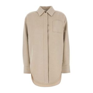 로에베 버튼업 포켓 소프트 패브릭 셔츠 S359Y02XD5 LIGHTBEIGE