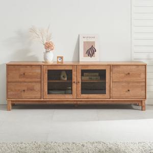 파로마 네오 마레일 유리문 원목 거실장 NES1279