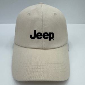 [지프]JQ0GCU091 아이보리 25년 클래식 미듐 지프 자수 볼캡 야