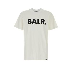 바르 남성 화이트 Brand 반팔 티셔츠 B11121048 906