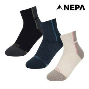 7KC8303 남자 여자 공용 에어로쿨 트레킹 중목 등산 양말 크루삭스