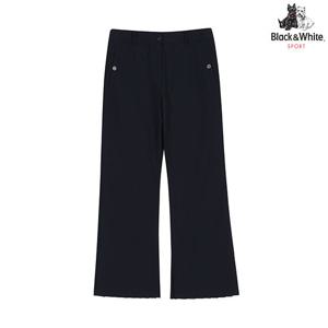 [블랙앤화이트] 여성 세미 부츠컷 플리츠 팬츠 5175LZWN_NAVY