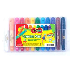 동아 크림파스(12색) 미술학용품 유아용완구 미술준비물 학습완구 크레파스 미술놀이 색칠놀이 문구크레파