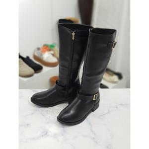 한슈 세이브존09 기모안감 버클 절개라인 롱부츠 3.5cm HS98A116dg