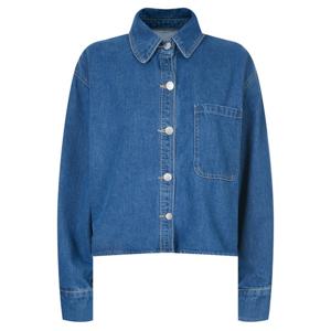 샵앤) 여성 카라넥 세미크롭 데님 2컬러 청 자켓 PIC-WJP-20570-진청