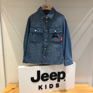 [지프키즈]키즈 기본 공용 포켓 포인트 데님 셔츠 KM2SHF711 GB