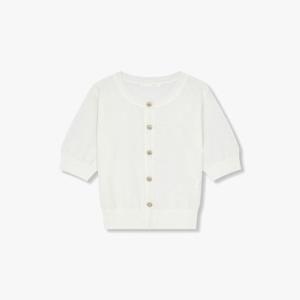 [지컷]자수로고 하프슬리브 가디건 (7255250103)