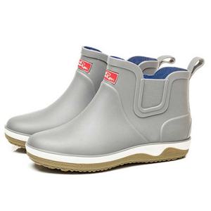 남성 신발 장화 고무 슈즈 비올때 레인 부츠 숏장화