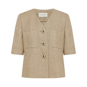 [린]메티스 브이넥 자켓(LCJKPE0200/베이지)_DG