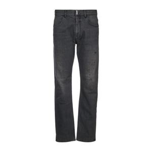 지방시 블랙 스트레이트 디스트레스 데님 진 BM50UY5YAG 001