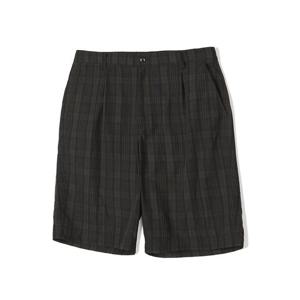 [노티그] 체크 서커 숏팬츠 블랙