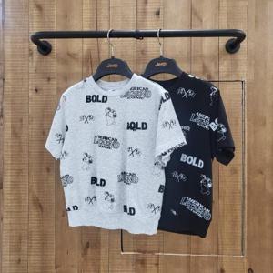 지프키즈 sh06 볼드 배낭곰 전판 반팔티 KQ2TSU225