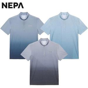 [네파] 남성 기하학 패턴 지오 아이스 반팔 티셔츠 7K35415