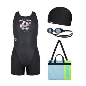 아레나 도너리 여아동 3부 반신 키트 A4BG1KG04_BLK