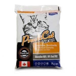 프락티캣10L(베이비파우더향 7kg)X2개 고양이응고형모래 배변냄새제거 고양이모래응고형 화장실탈취 강력한