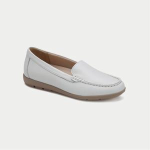 [비제바노] 마야 01 여성 초경량 데일리 캐주얼 모카신 화이트-8VGMY15S9M
