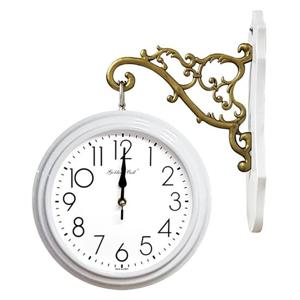 GB2304 양면 벽시계 화이트 제조한국