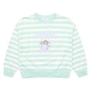 에꼴리에 여아스트라이프 프린팅 맨투맨 티셔츠23A1455_MT