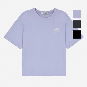 뱅뱅 동백01 네잎클로버 그래픽 오버핏 반팔티 CTL301