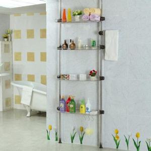 동영나이스 리빙나이스 욕실정리선반 600 4단 욕실선반 화장실선반 욕실정리 욕실다용도선반 수납용품 사각